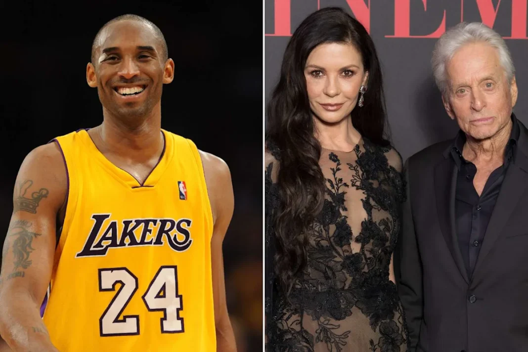 Michael Douglas claims Kobe Bryant would ‘stop by’ wife Catherine Zeta-Jones’ house ‘a lot’ before marrying Vanessa