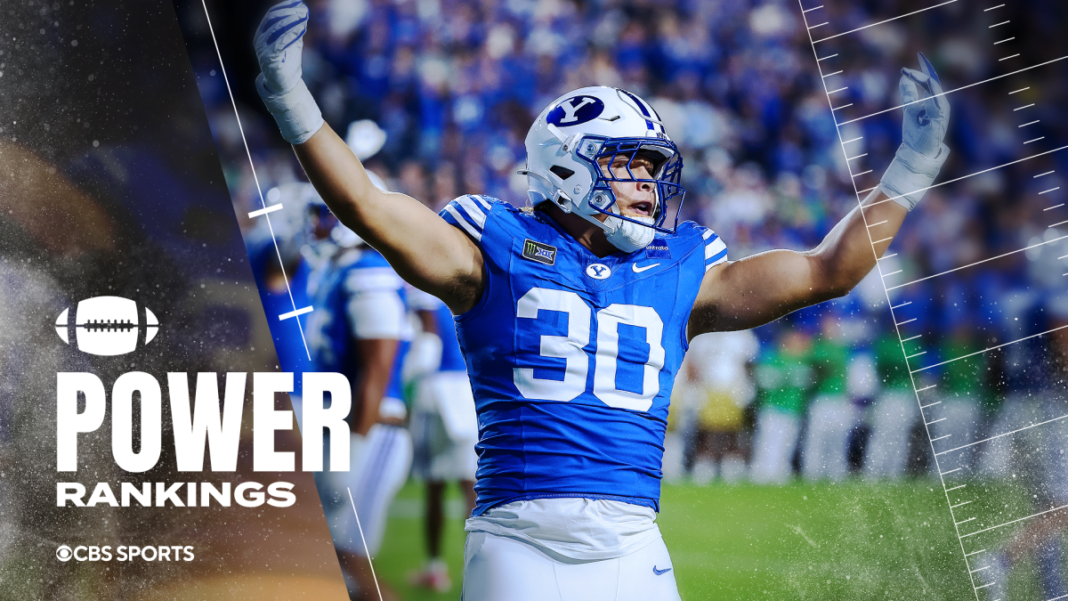 College Football Power Rankings: BYU skyrockets into top three amid latest shakeup after chaotic Week 7