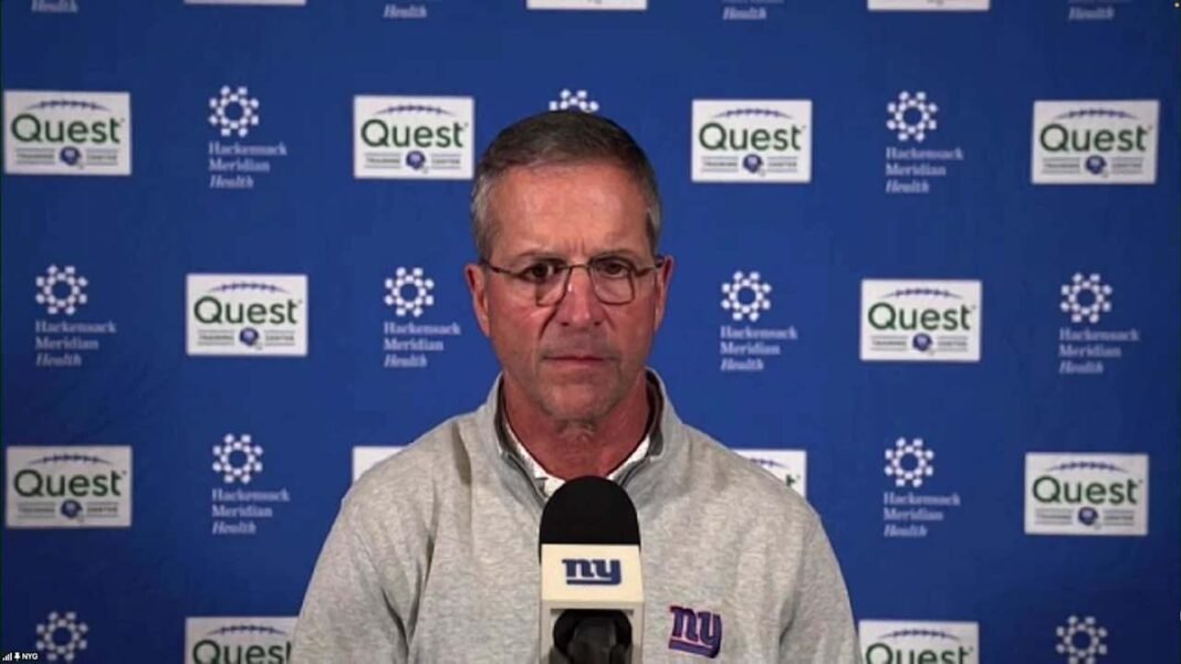 John Harbaugh on Giants QB situation