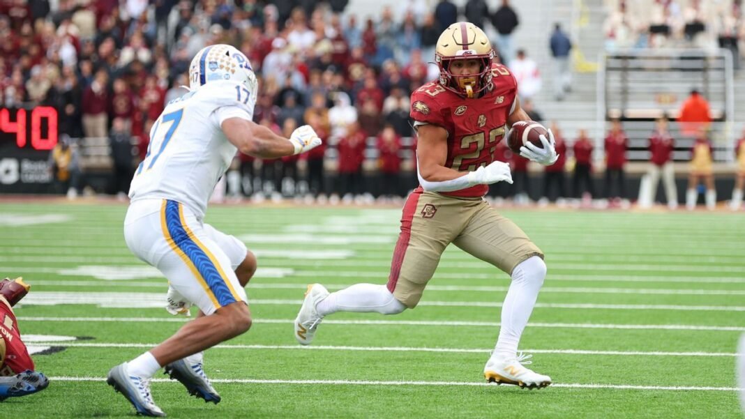 Source - Boston College RB Evan Dickens out for season