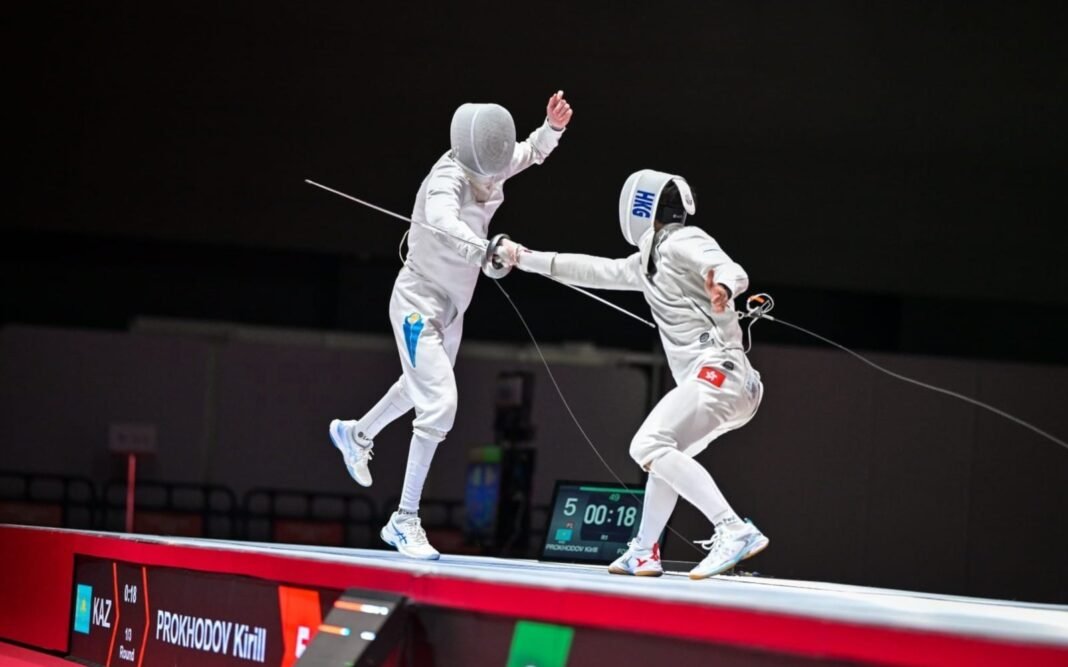 Team Kazakhstan captures gold, silver and bronze at Asian U23 Fencing Championships