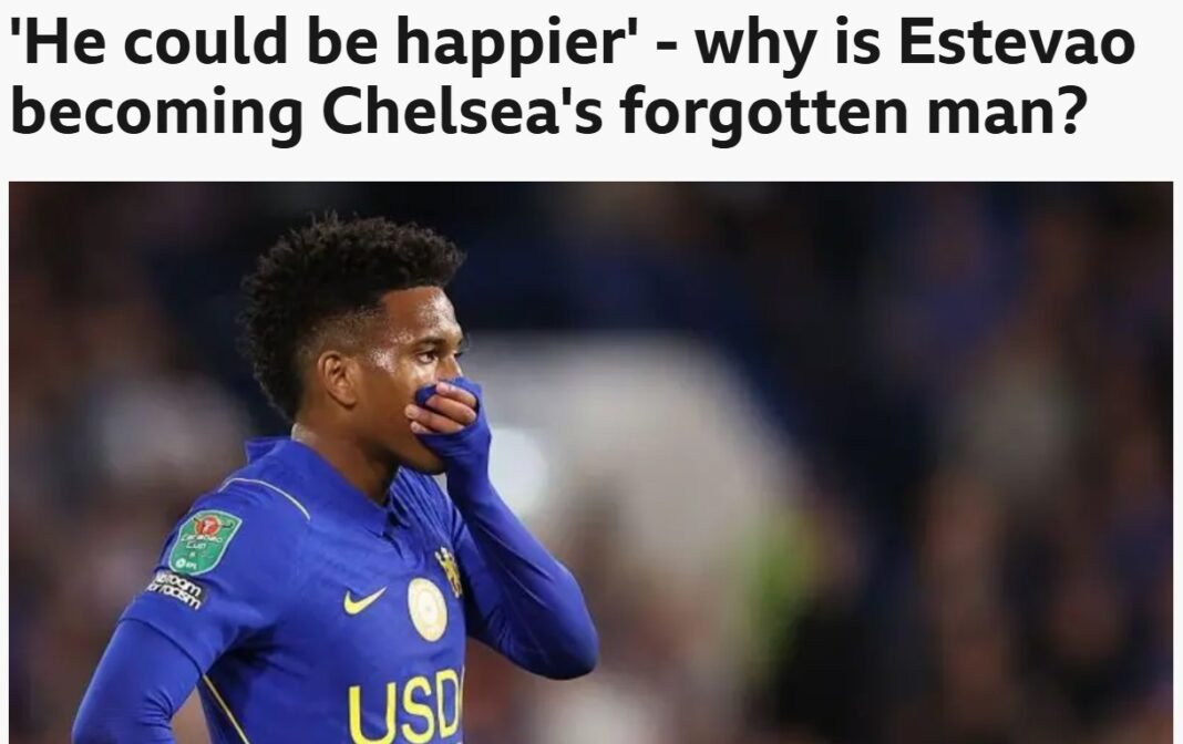 Imprensa inglesa analisa falta de oportunidades de Estêvão no Chelsea: 